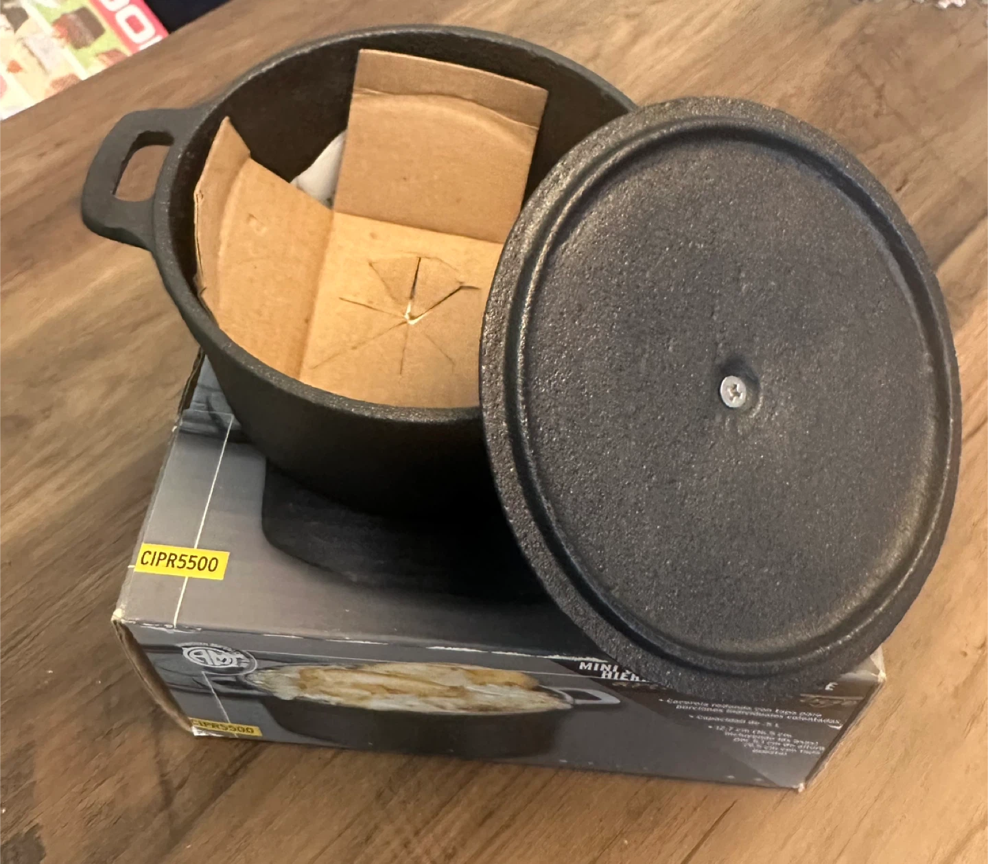 American Metalcraft Mini Cast Iron Serving Pot CIPR5500 17 oz - photo 3