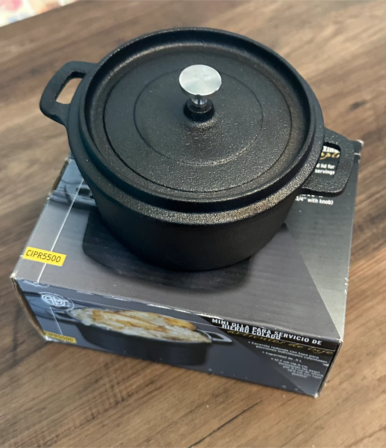 American Metalcraft Mini Cast Iron Serving Pot CIPR5500 17 oz