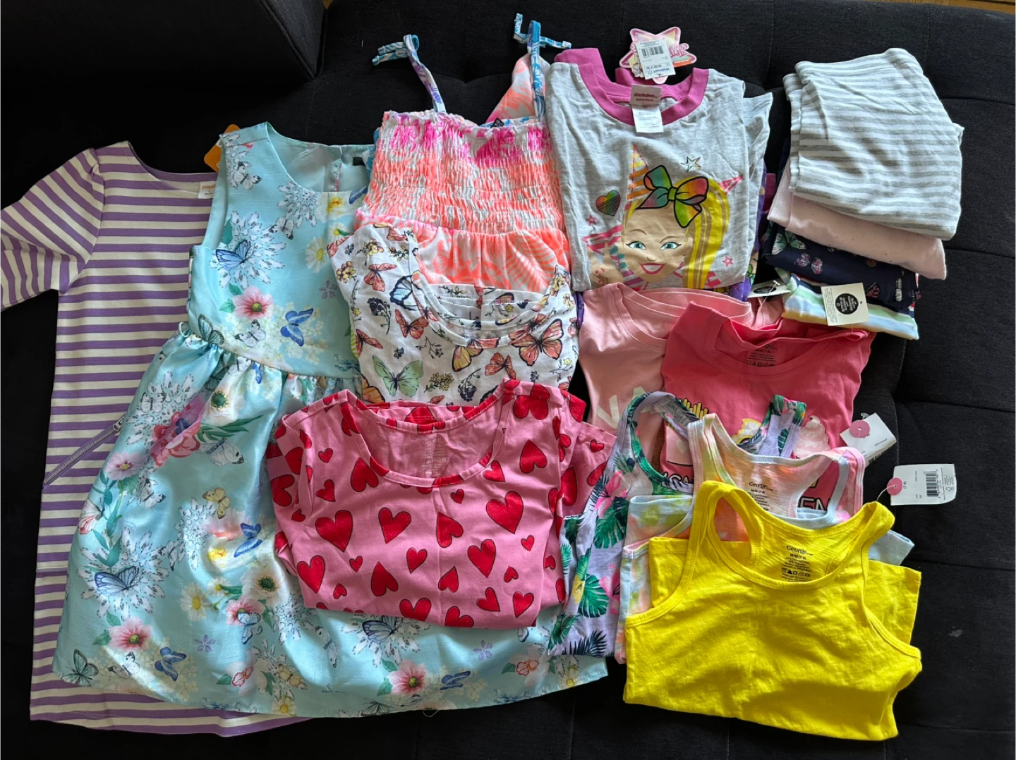 Girls Clothing Bundle - Dresses, Tops, and Tank Tops
