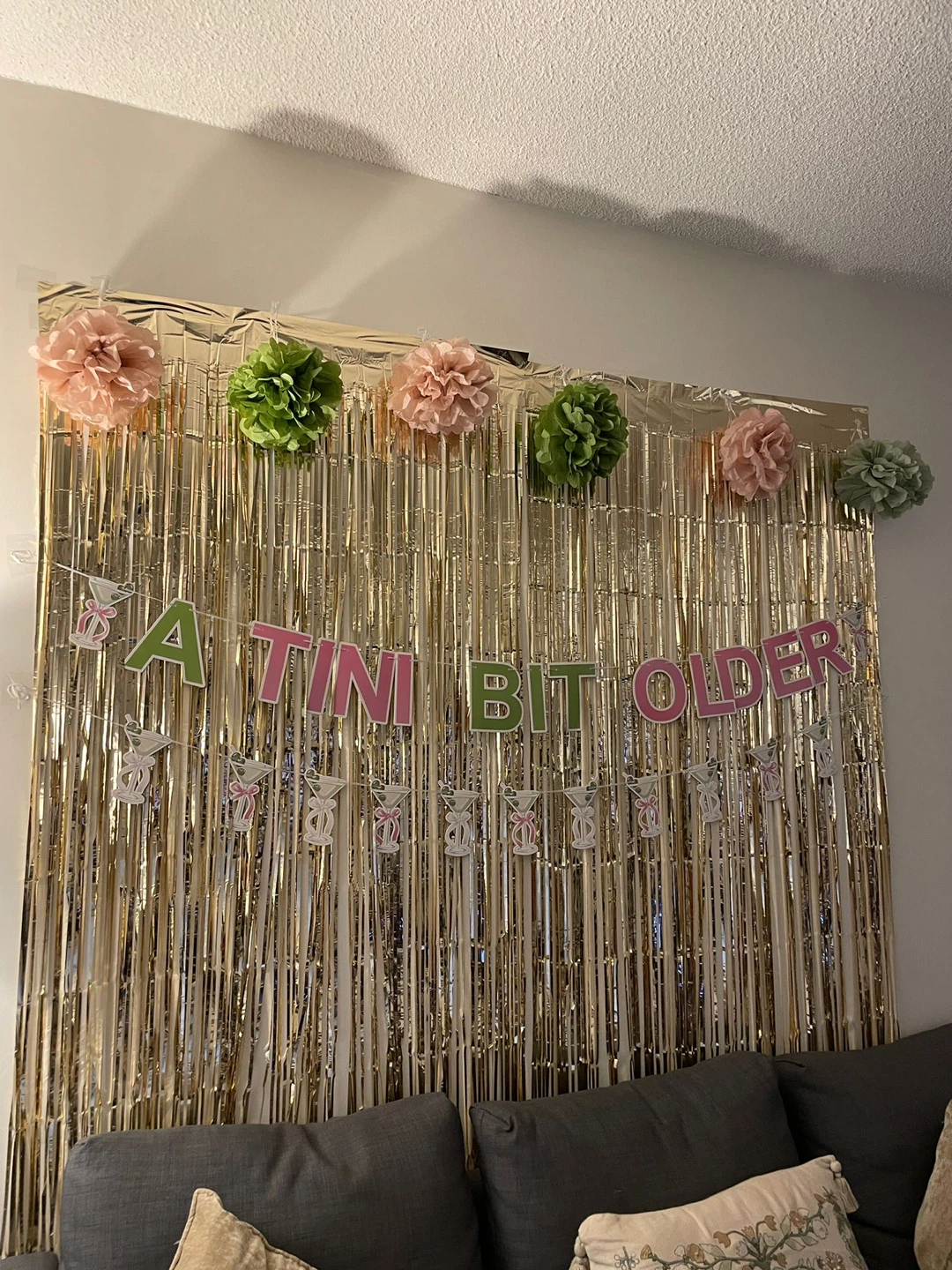 2 Martini l Themed Party Banners - ‘A Tini Bit Older’ - photo 2