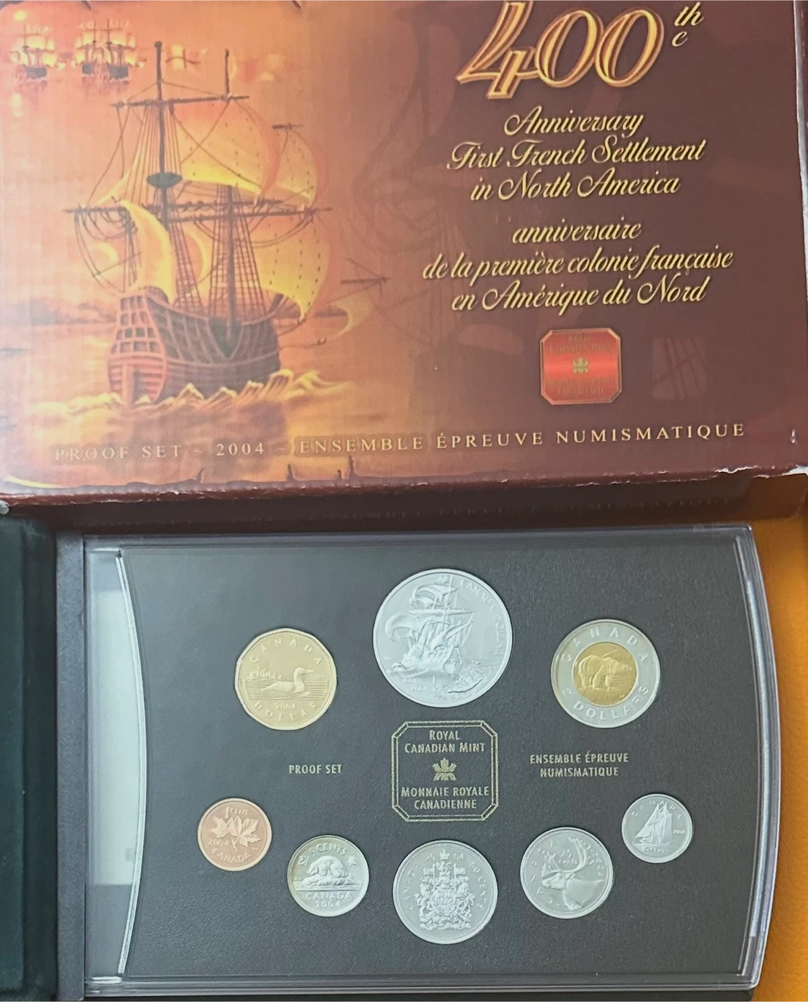 2004 Rare Royal Canadian Mint 400th Anniversary Proof Set
