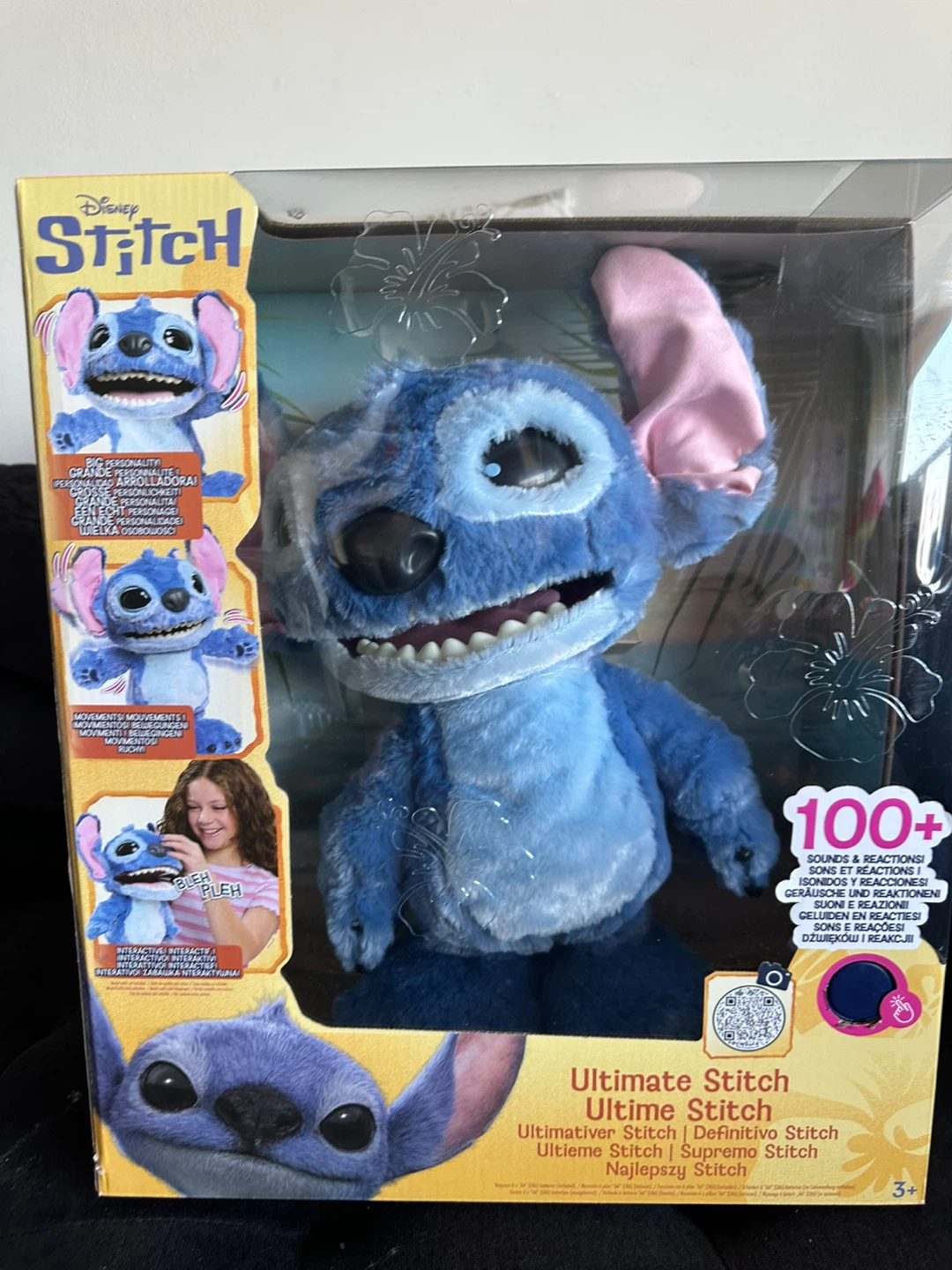 Disney Stitch Ultimate Stitch Interactive Talking Plush Toy