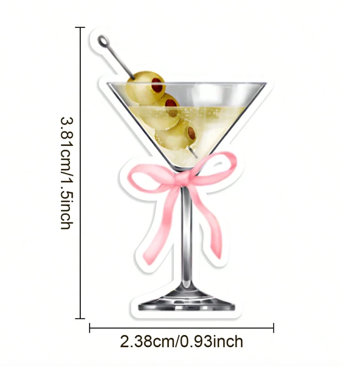 Martini Glass Themed Confetti - photo 3
