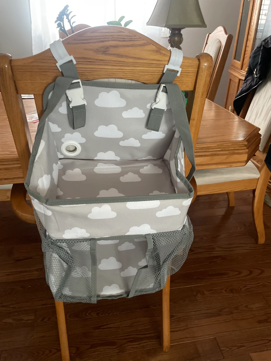 Grey Cloud Stroller Organizer Bag