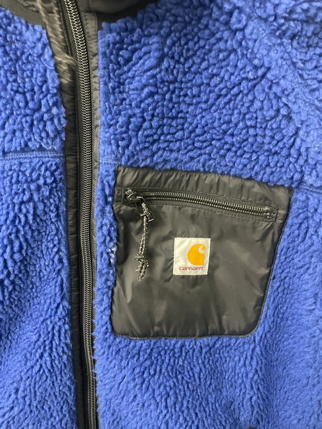 Carhartt WIP Fleece Jacket - Blue - Medium - photo 3