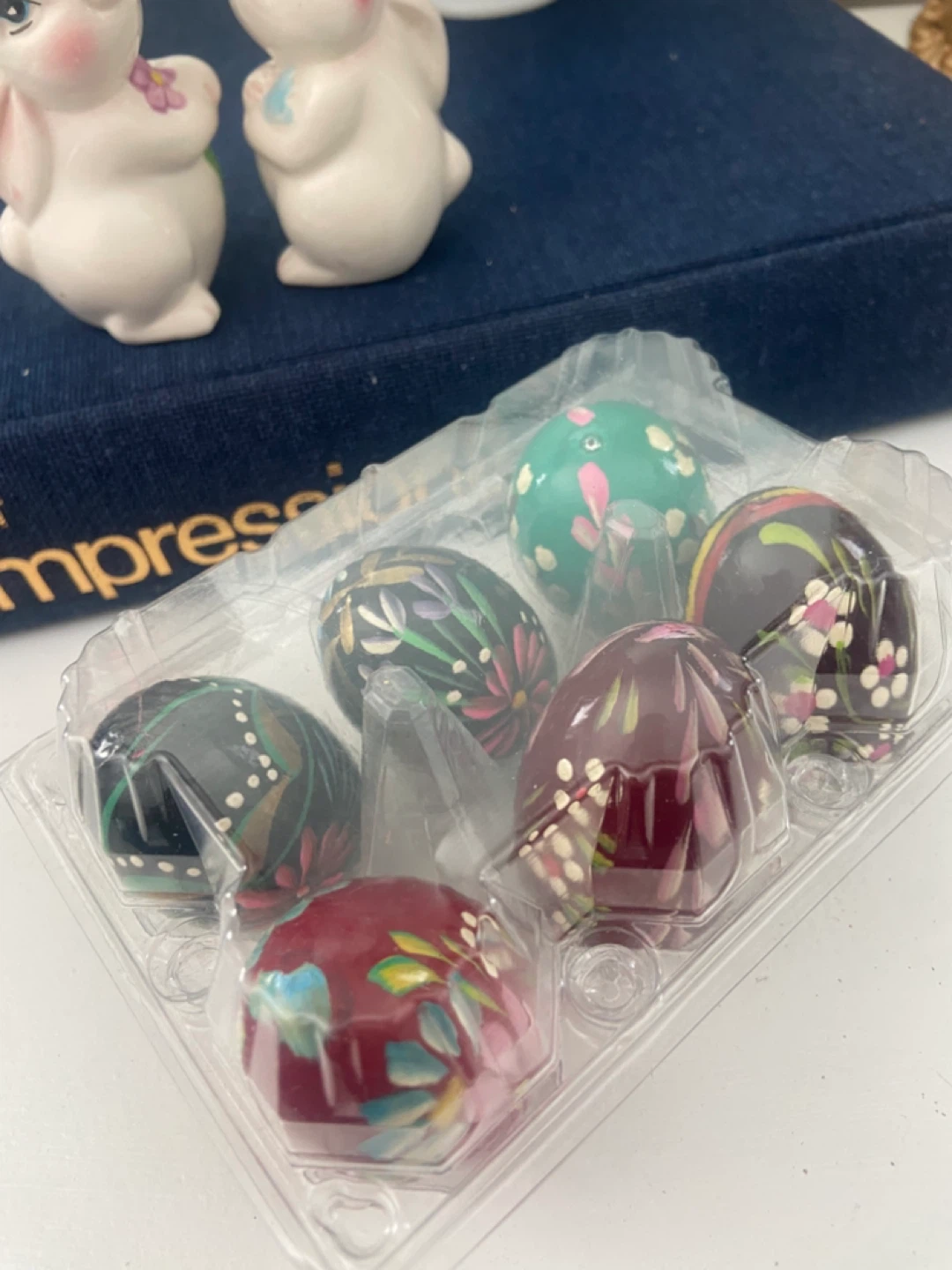 Set of 6 Hand-Painted Decorative Easter Eggs - photo 3
