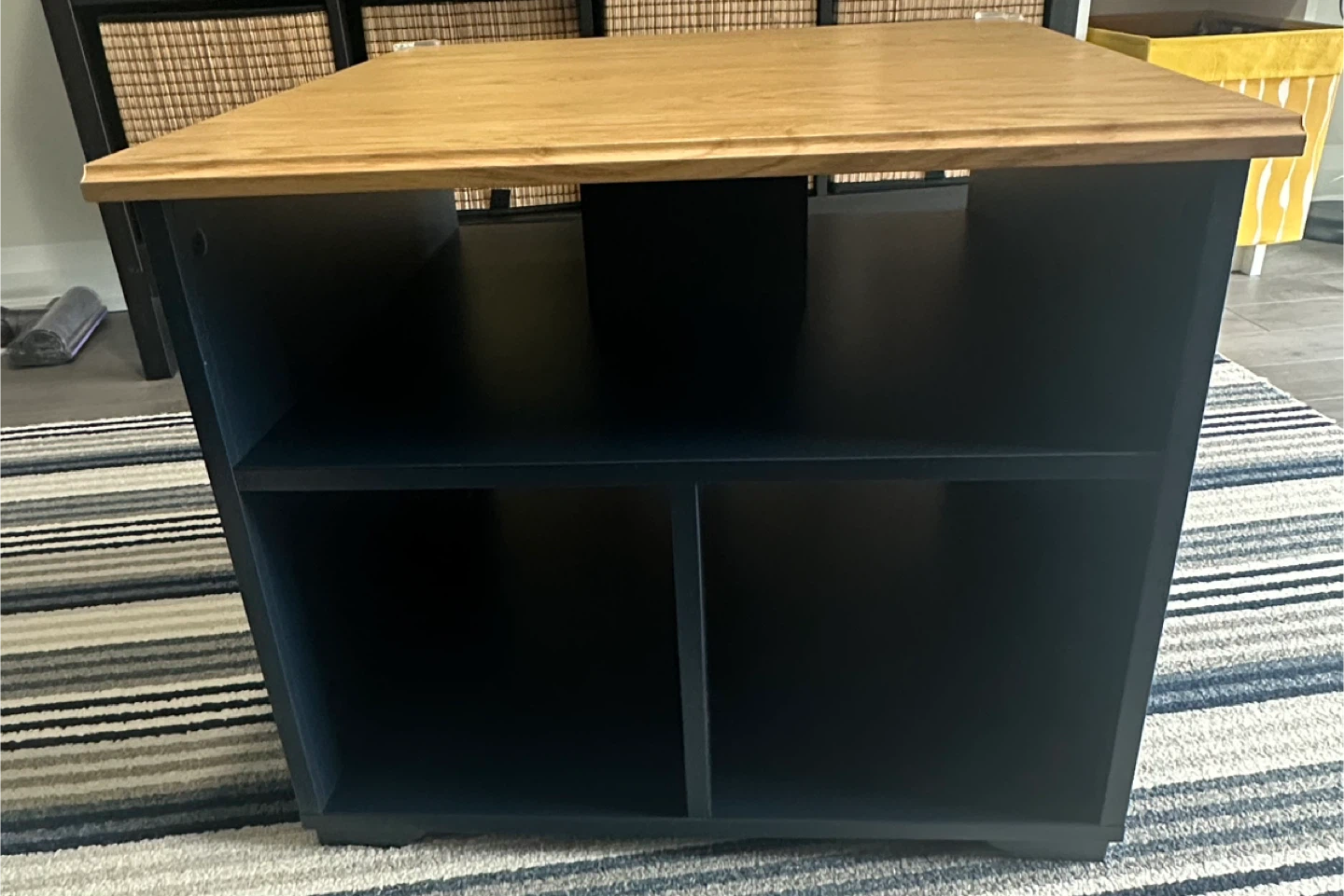 IKEA SKRUVBY Coffee Table - Oak/Dark Blue - photo 3
