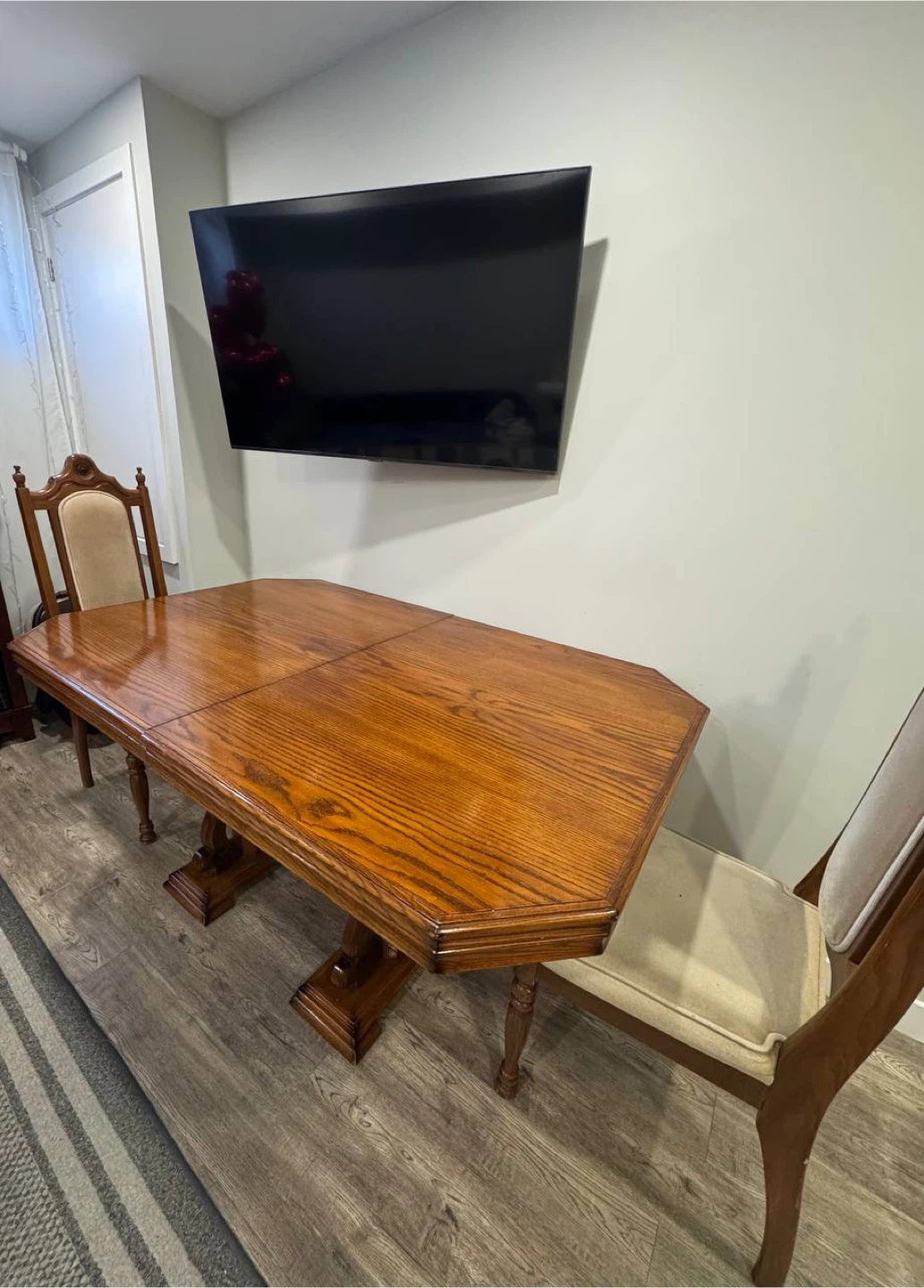 Wooden Table + 4 Chairs - photo 2