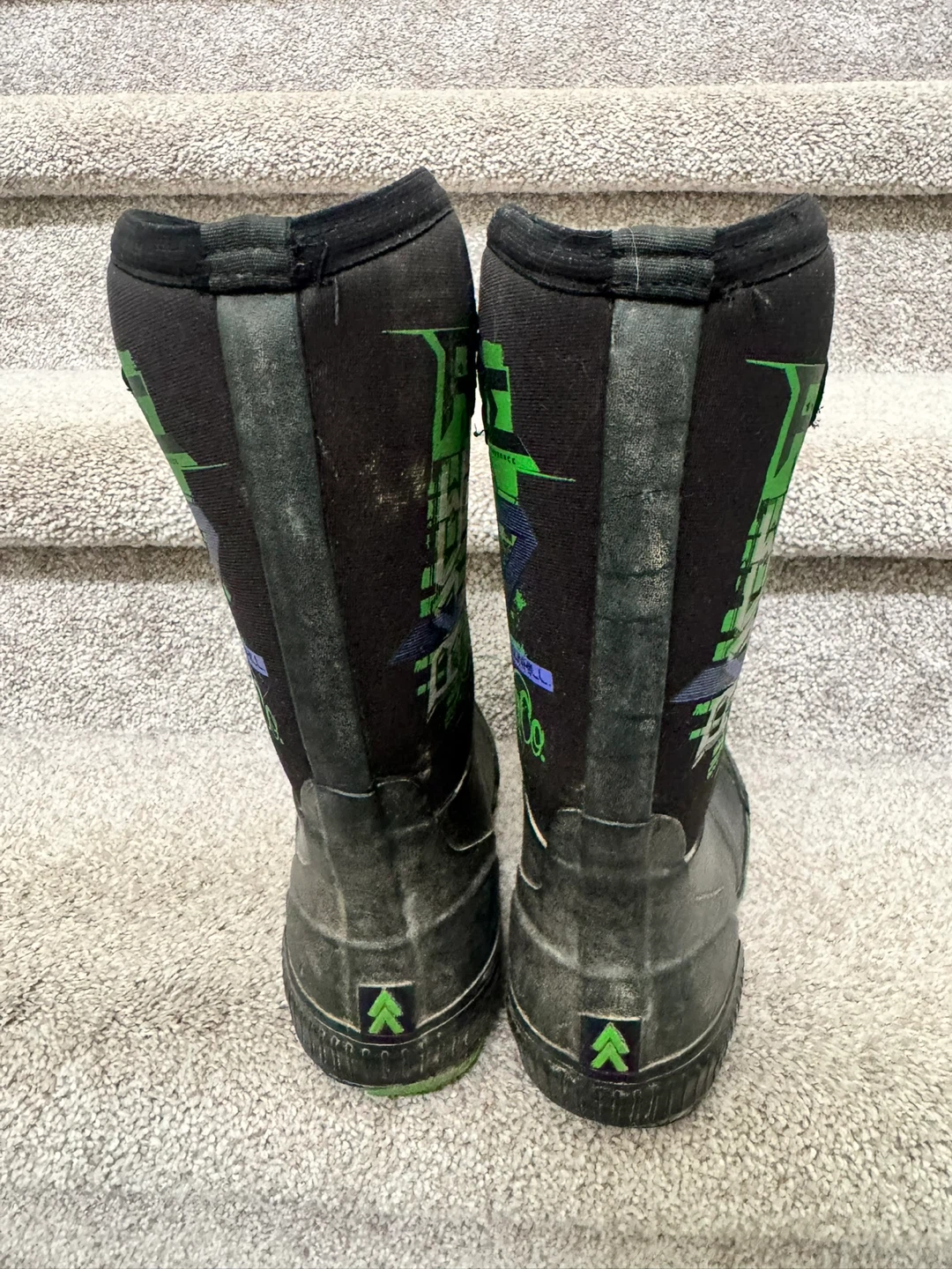 Rain Boots / rubber Boots / rain Shoes / Kids Boys / Size 2 - photo 3