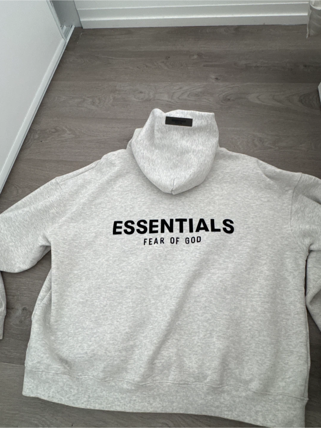 Light oatmeal essentials hoodie - photo 2
