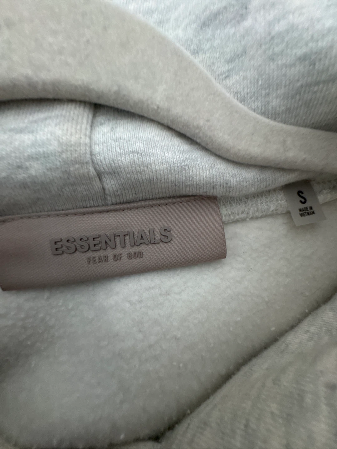 Light oatmeal essentials hoodie - photo 3