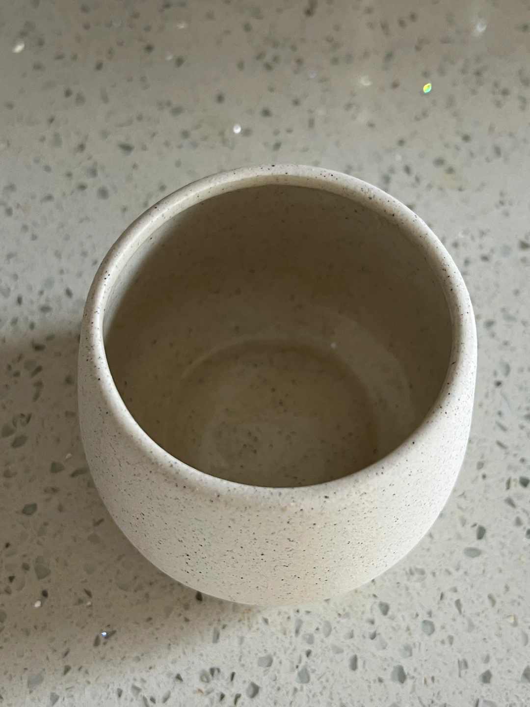 Speckled Ceramic Jar with Lid - photo 3