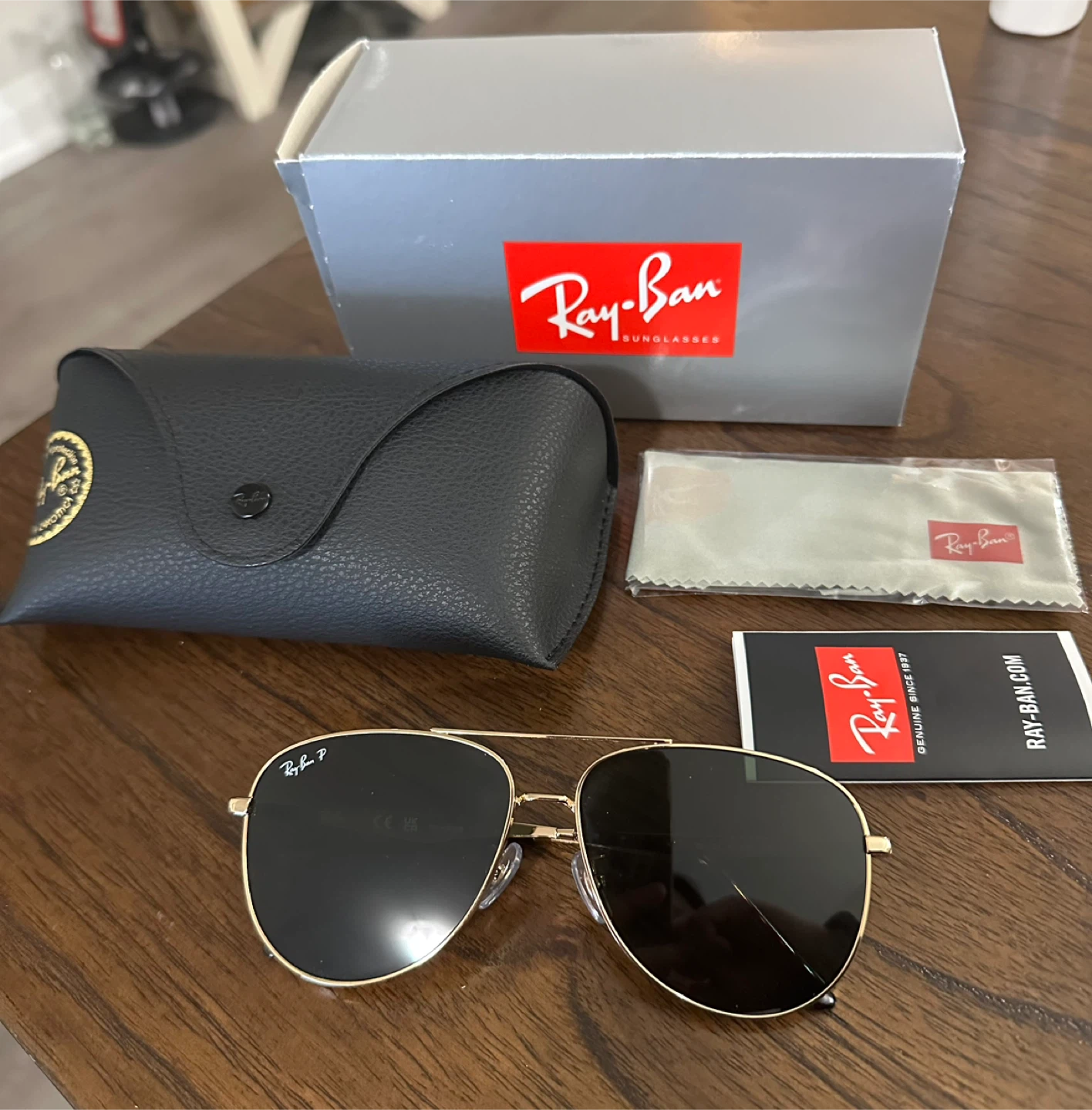 Brandnew Ray-Ban RB3712D 001/9A Aviator Sunglasses 62mm