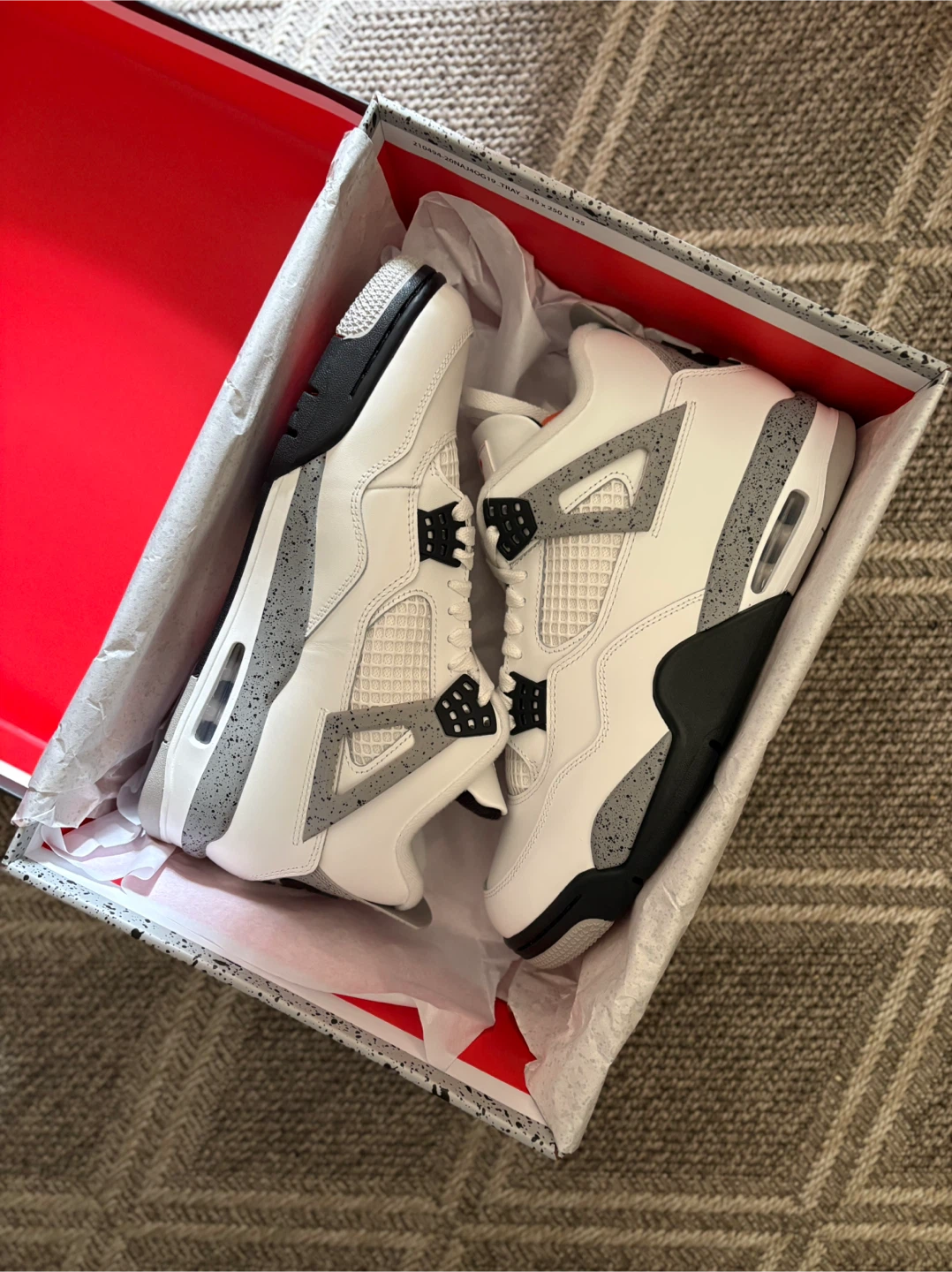 Jordan 4s White Cement - photo 2