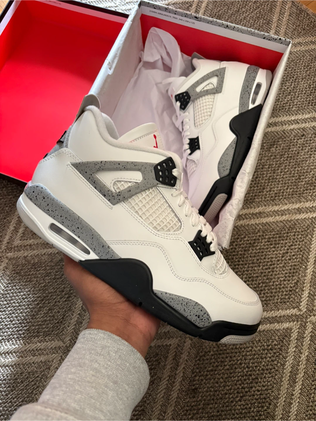 Jordan 4s White Cement
