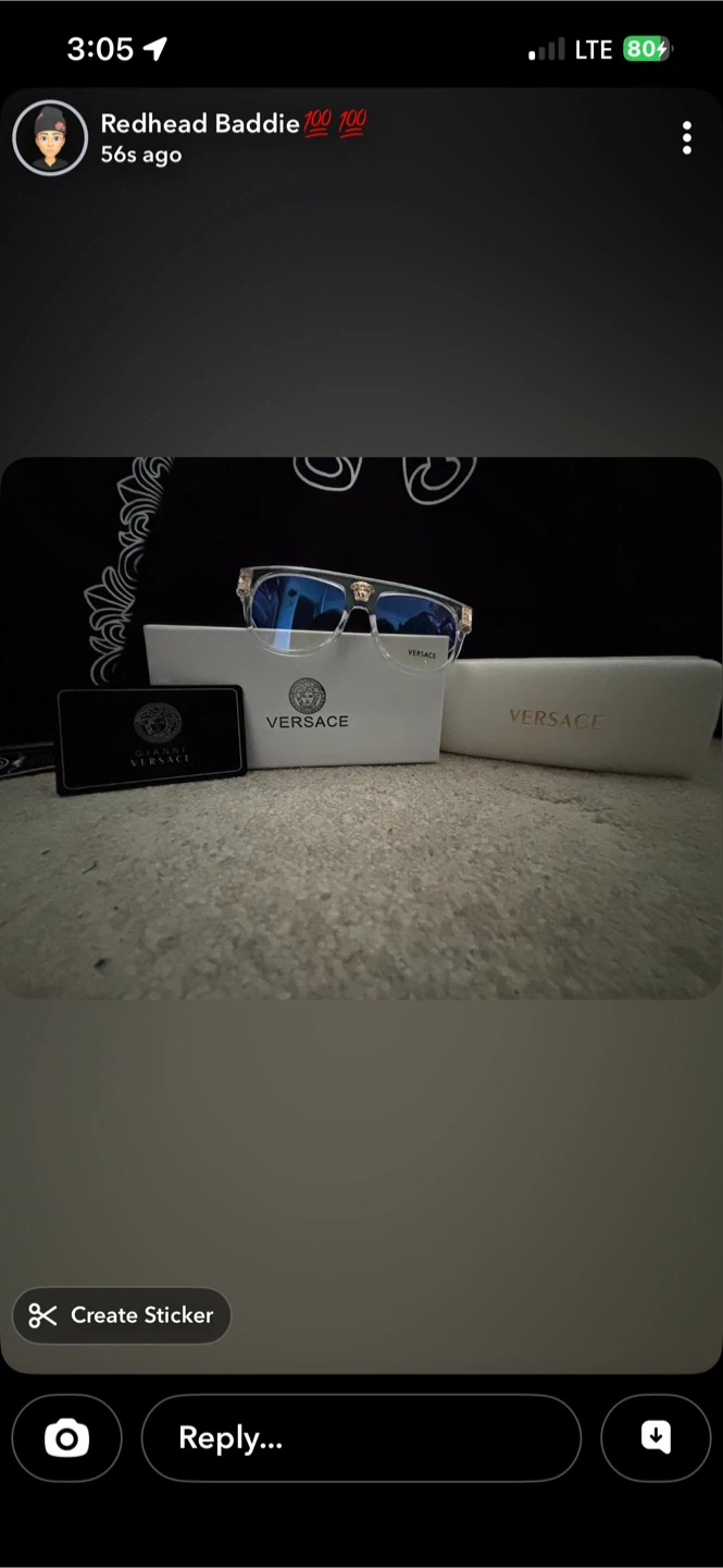 Versace Eyeglasses with Case - photo 4