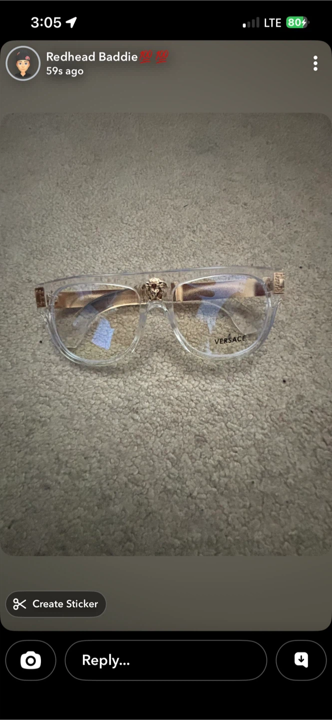 Versace Eyeglasses with Case