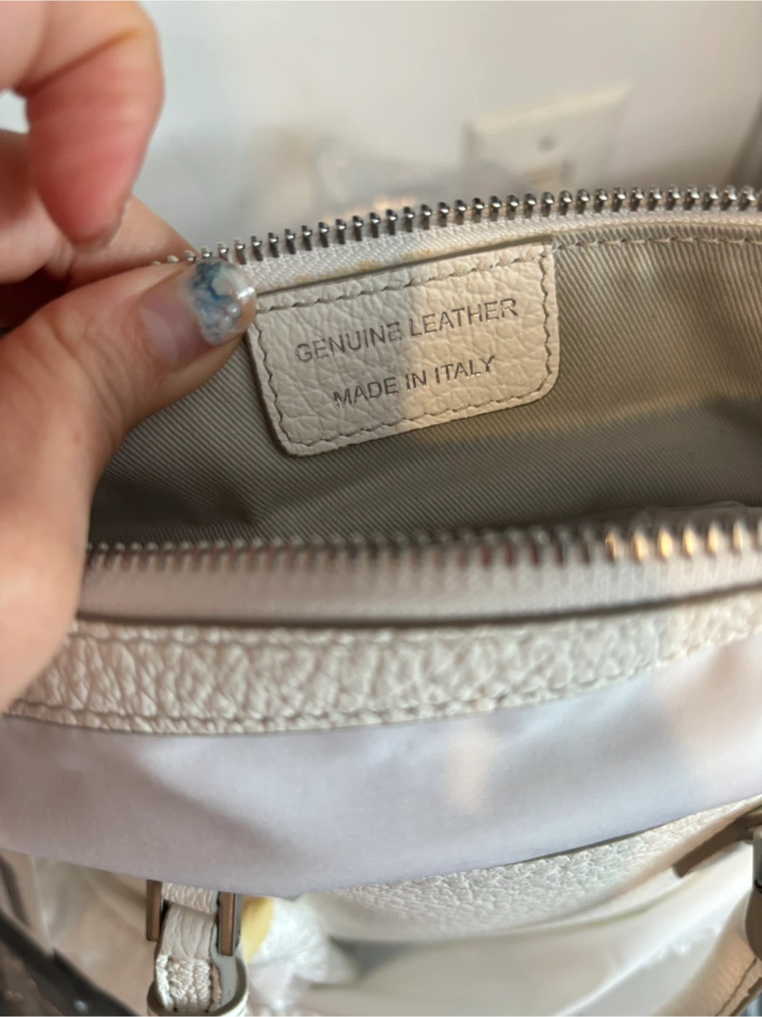 Maison Margiela White Leather 5AC Mini Bag - photo 2