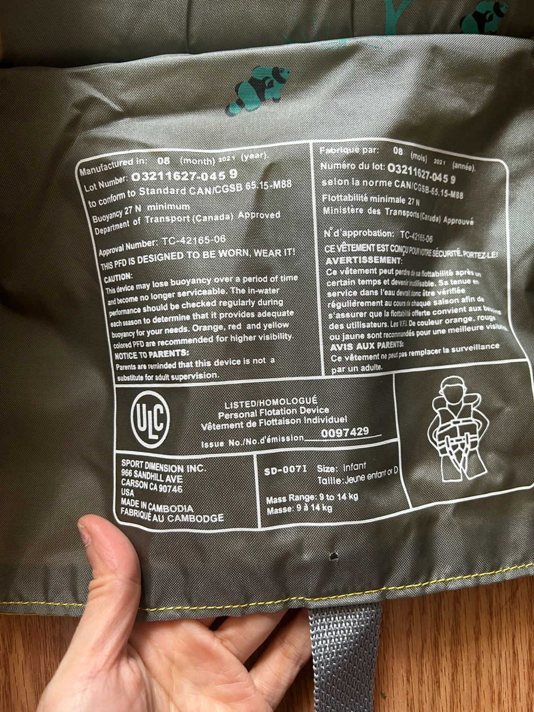 Infant Toddler Personal Swimming Flotation Device - photo 4