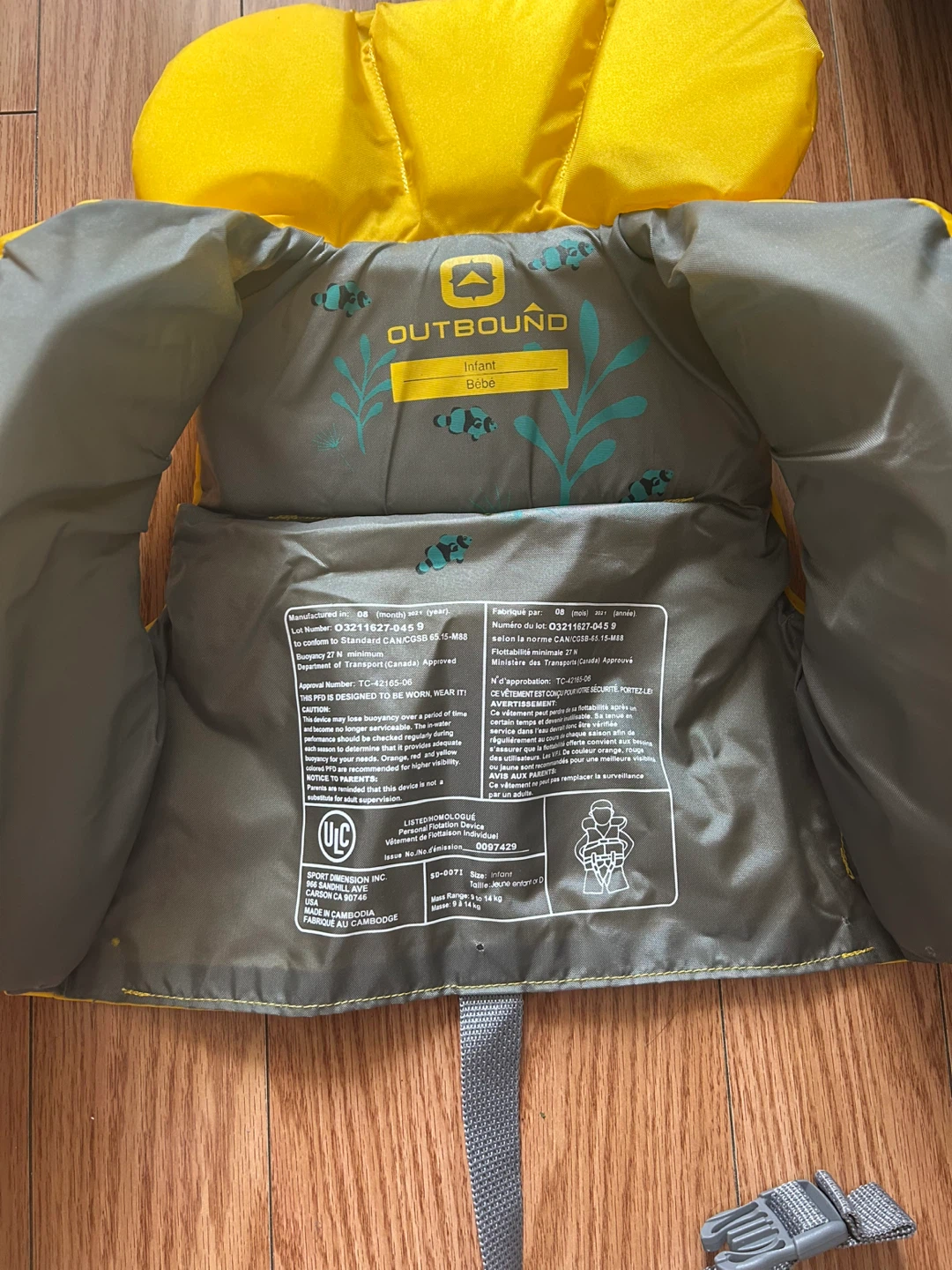 Infant Toddler Personal Swimming Flotation Device - photo 3
