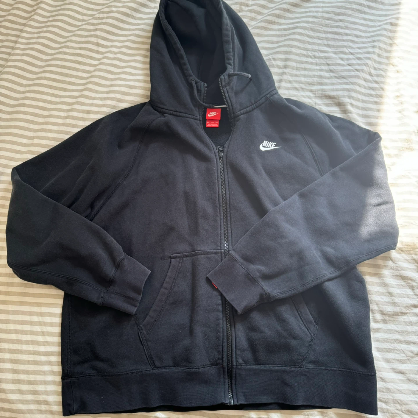 Nike Full Zip Hoodie XXL Black