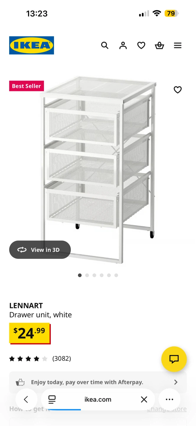 IKEA LENNART Drawer Unit White - photo 2