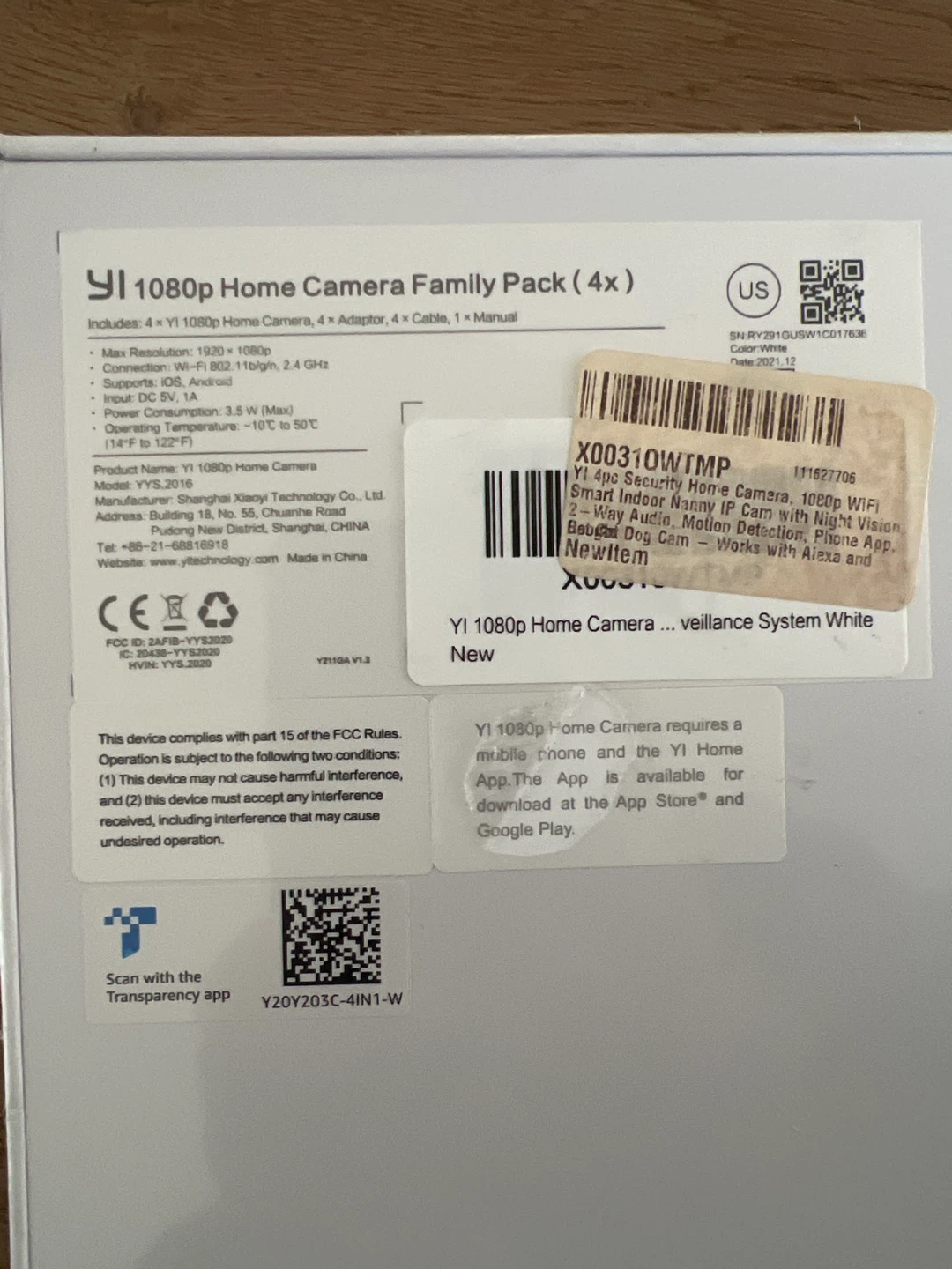 YI 1080p Home Camera Family Pack (4x) - photo 3