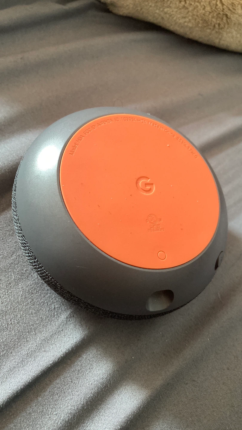 Google Nest Mini (2nd Gen) Charcoal Smart Speaker - photo 2