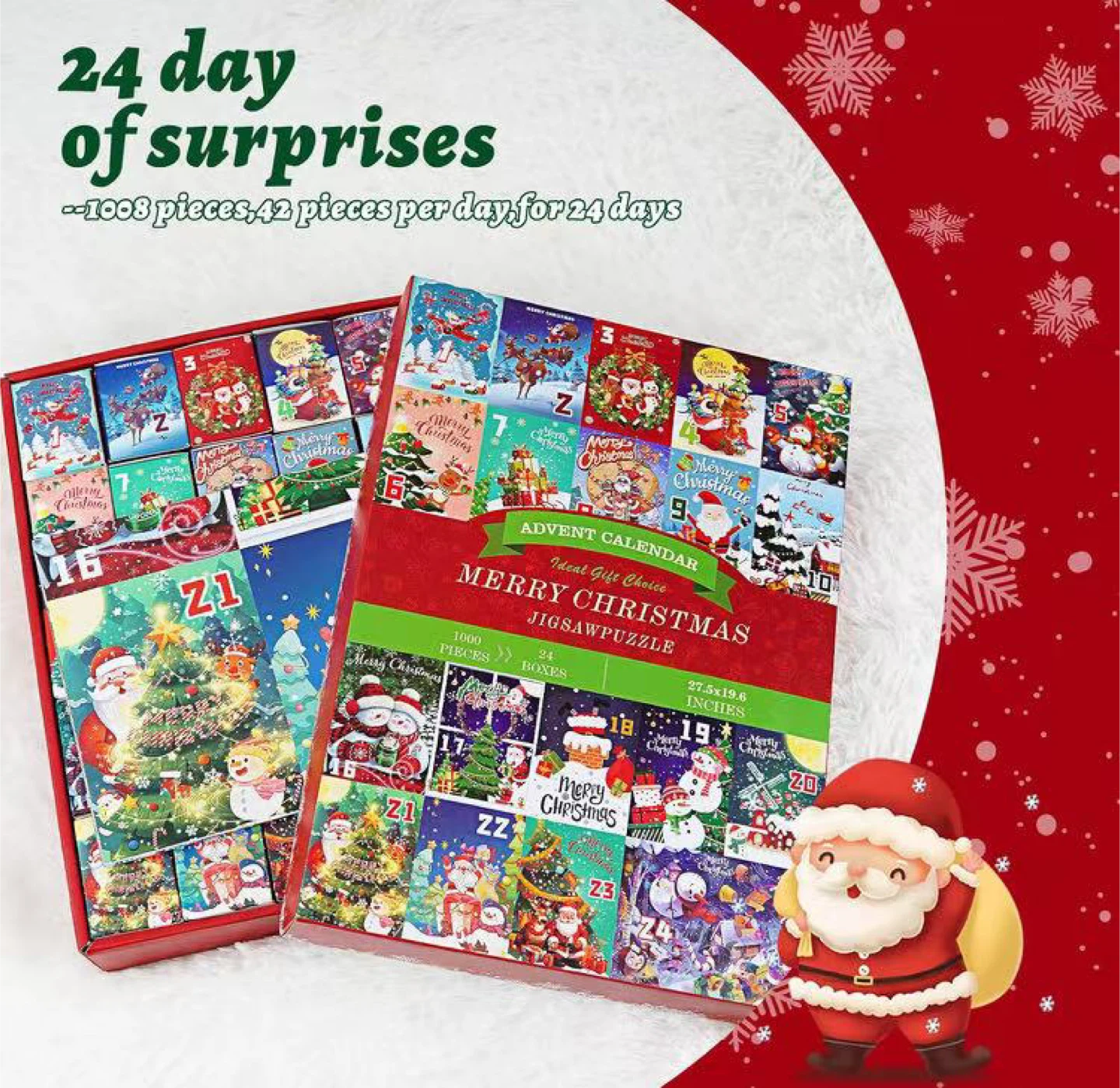 Merry Christmas Jigsaw Puzzle Advent Calendar - photo 4