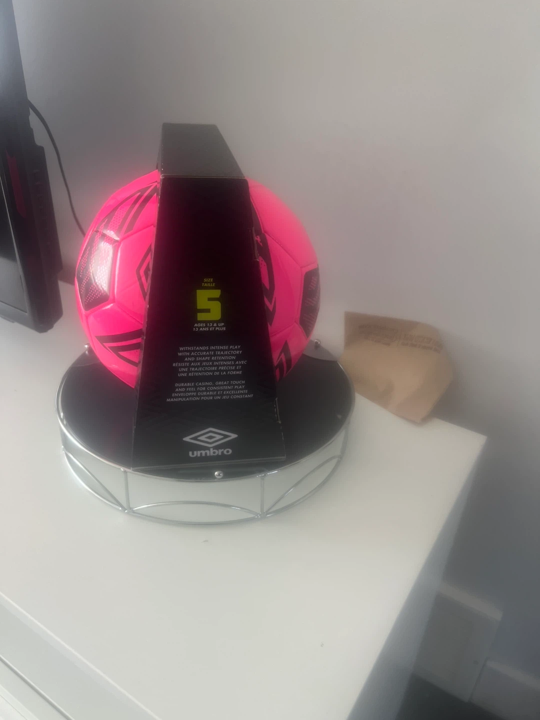 Umbro Soccer Ball - Size 5 - Neon Pink - photo 2