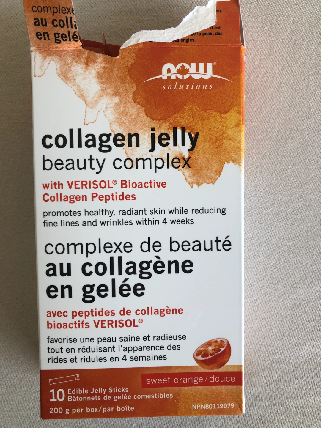 NOW Solutions Collagen Jelly Beauty Complex - Sweet Orange - photo 4