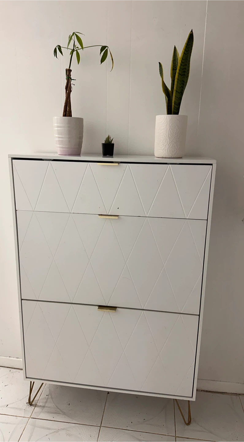 White Storage Cabinet – Moving Sale - photo 2