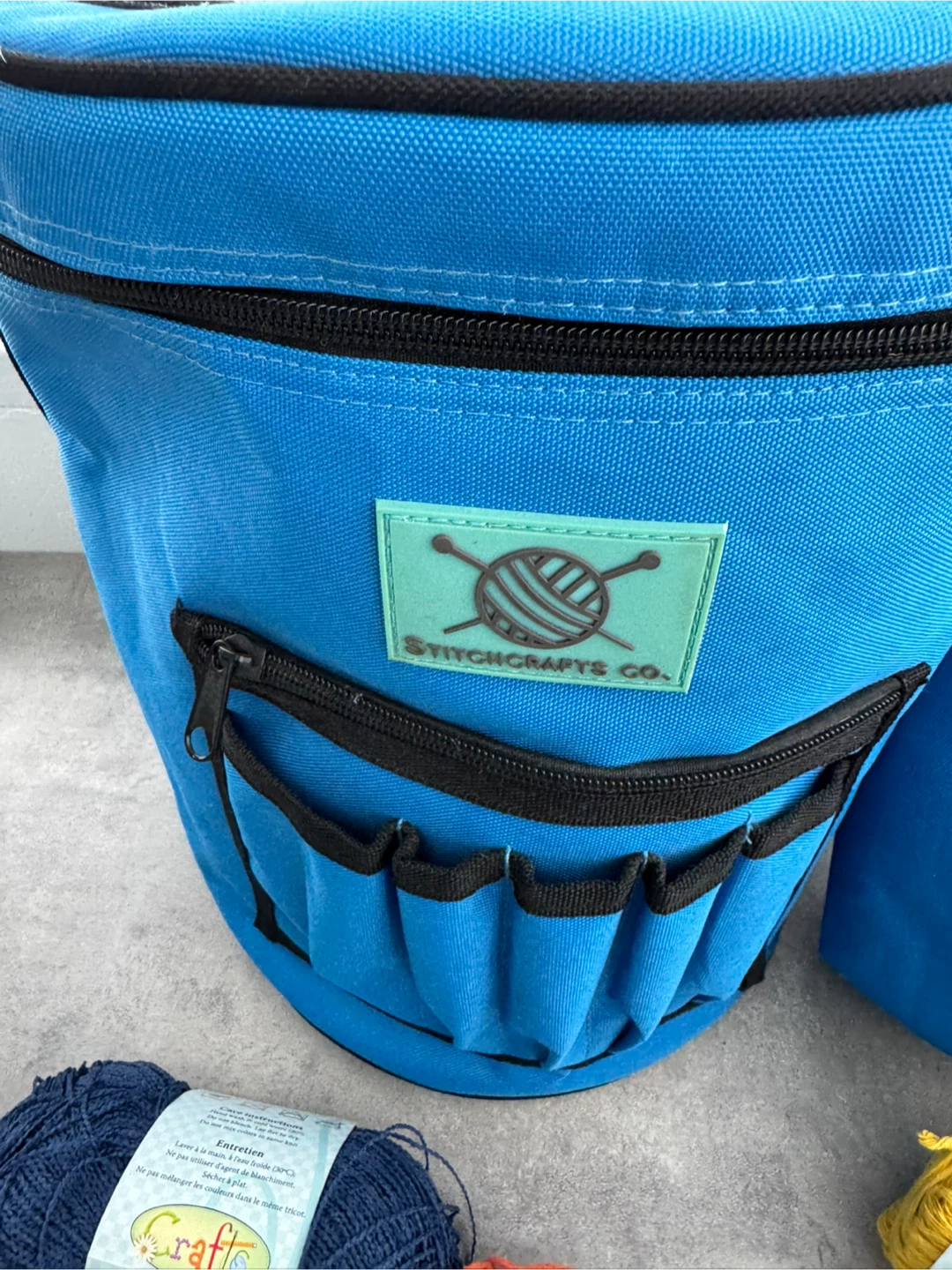 Stitchcrafts Co. Blue Yarn Storage Bag with Yarn - photo 2