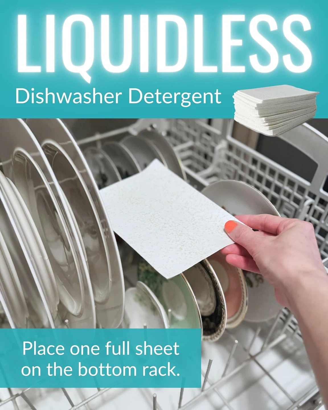 Dishwasher Sheets (120 Loads) Eco-Friendly, No Plastic - photo 5