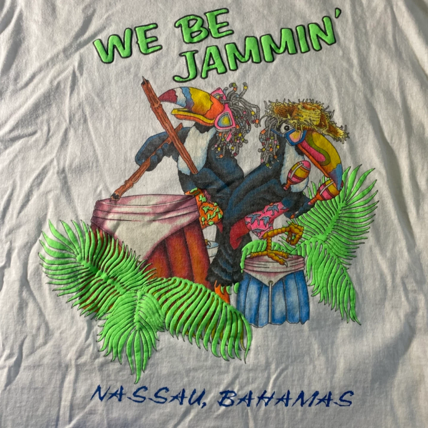 Vintage Single Stitch Signal “We Be Jammin” t-shirt - photo 2