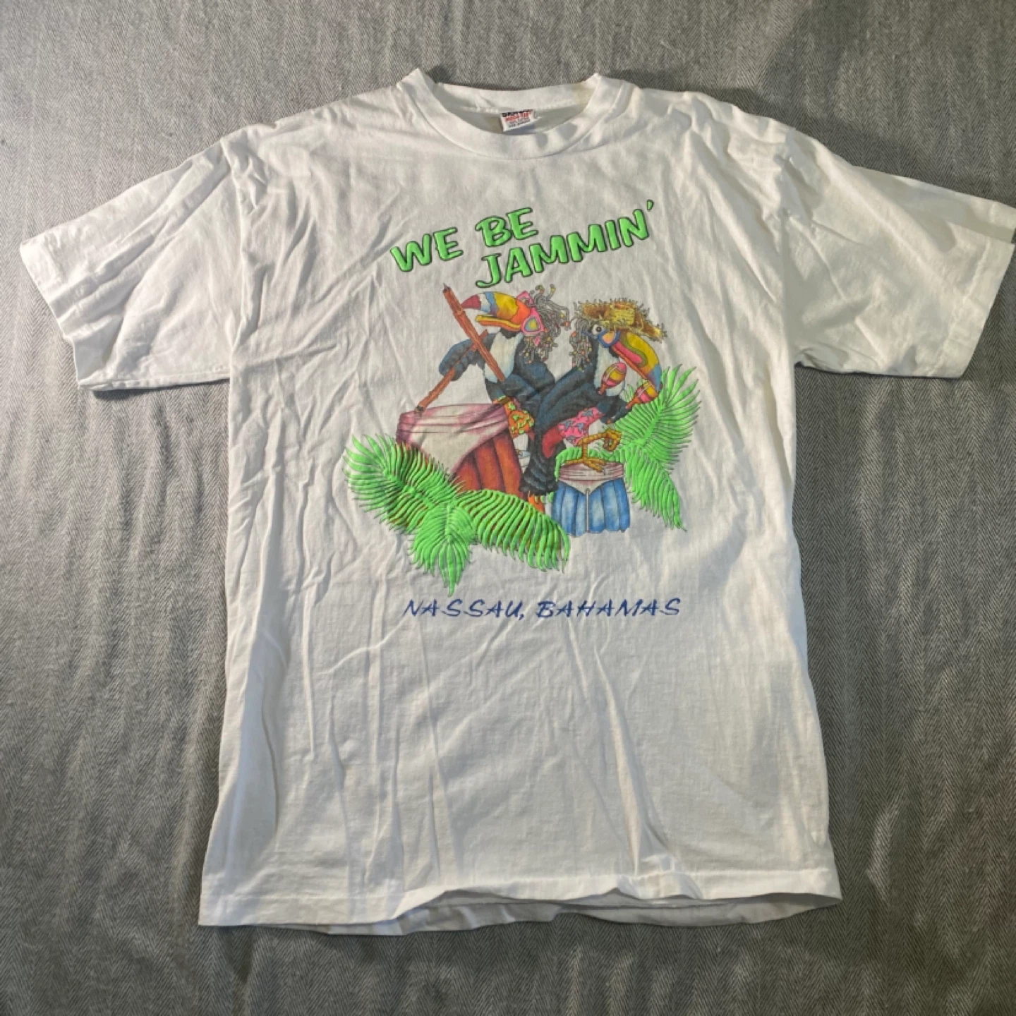 Vintage Single Stitch Signal “We Be Jammin” t-shirt