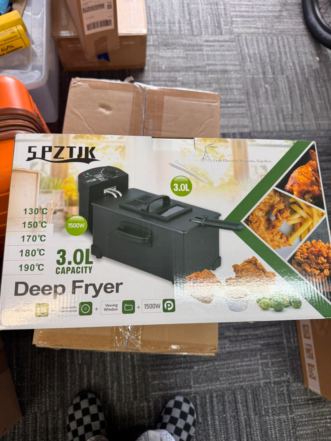 SPZTIK 3.0L Deep Fryer