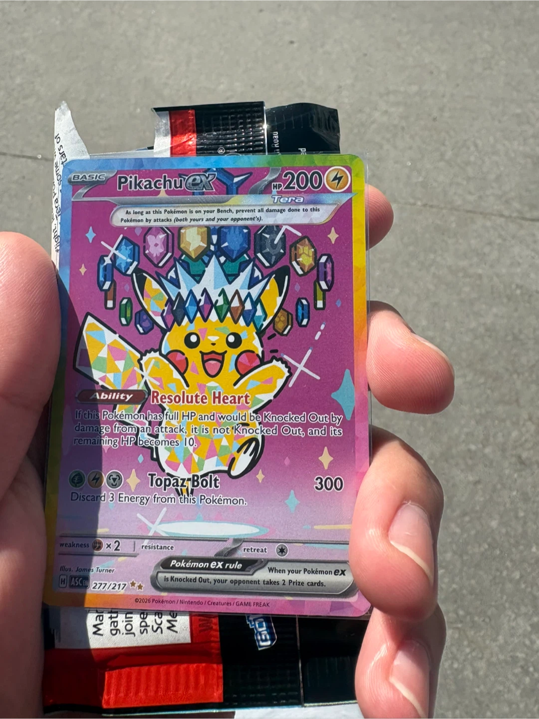 Pokemon Pikachu EX Ascended Hero’s 277/217