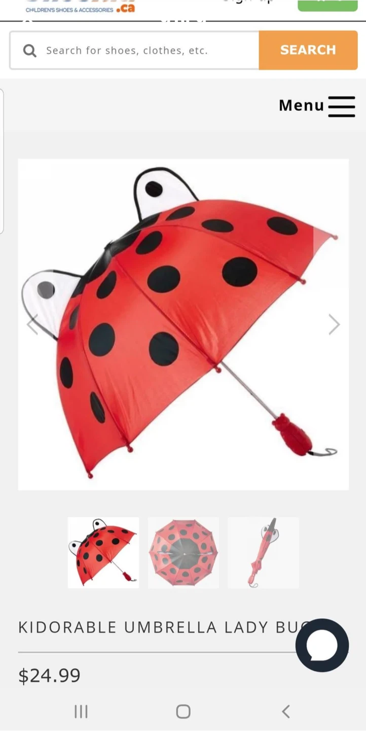 Kidorable Ladybug Umbrella - photo 4