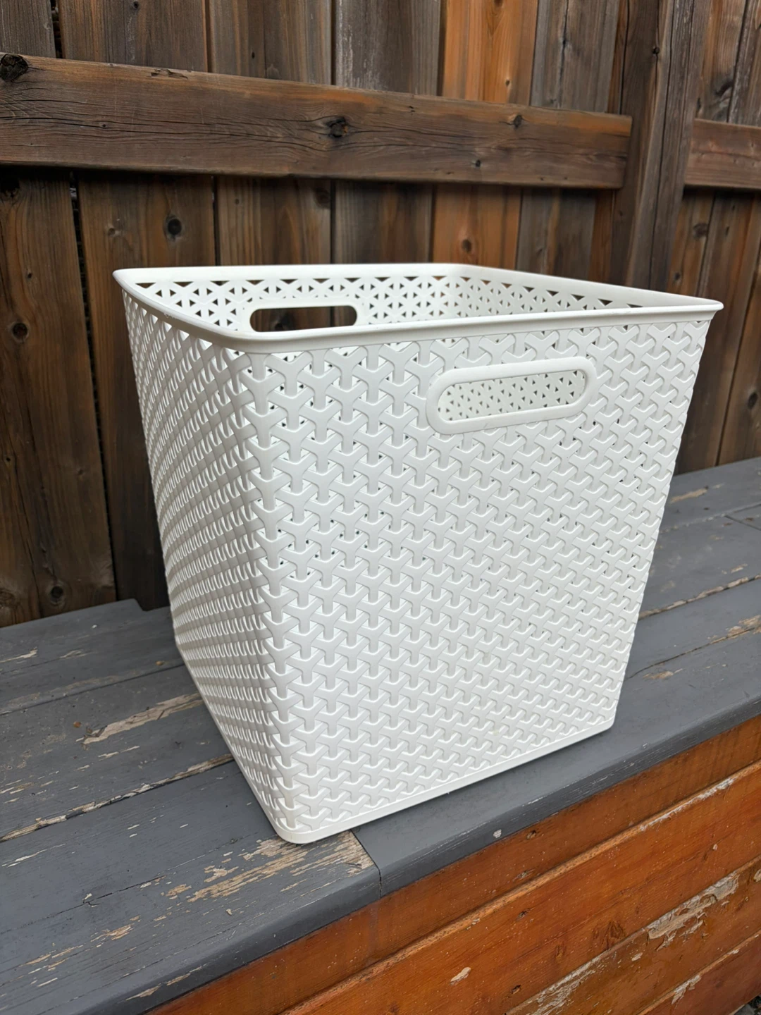 White Storage Basket