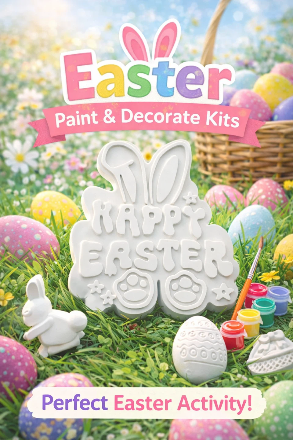 🐰 Easter Paint & Decorate Kit for Kids