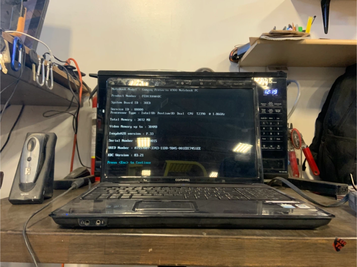 Compaq Presario A900 Notebook PC
