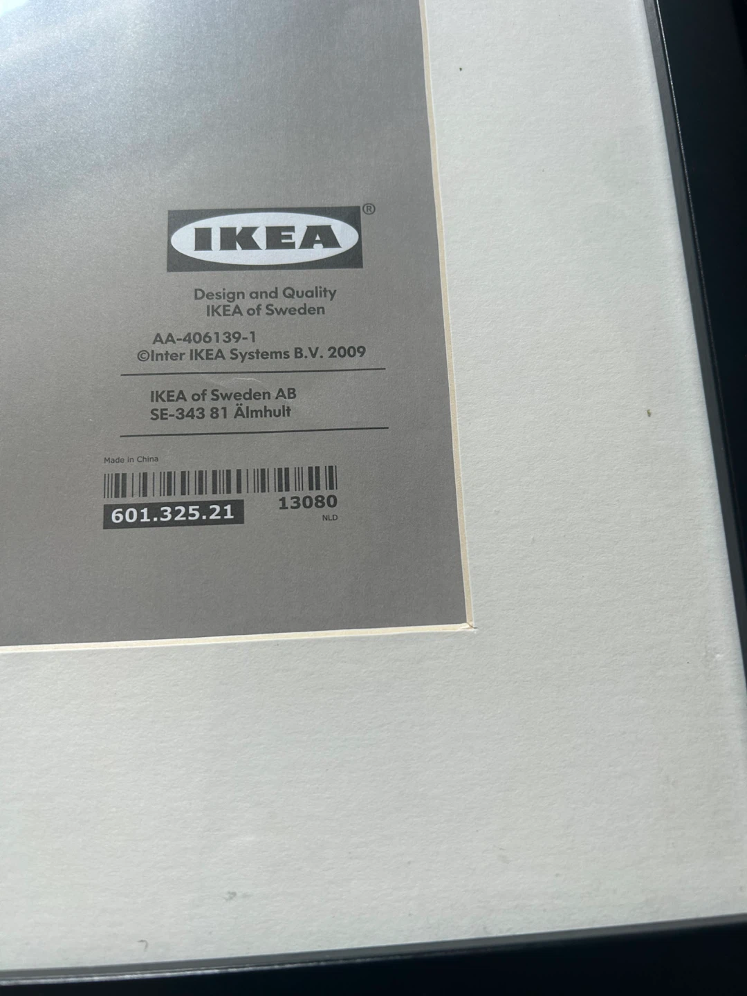 IKEA RIBBA Glass Picture Frame Black 40x50 cm - photo 3