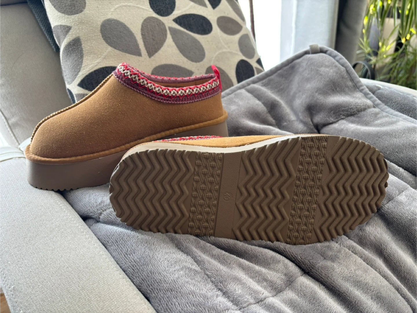 Brown Suede Slipper Mules - photo 3