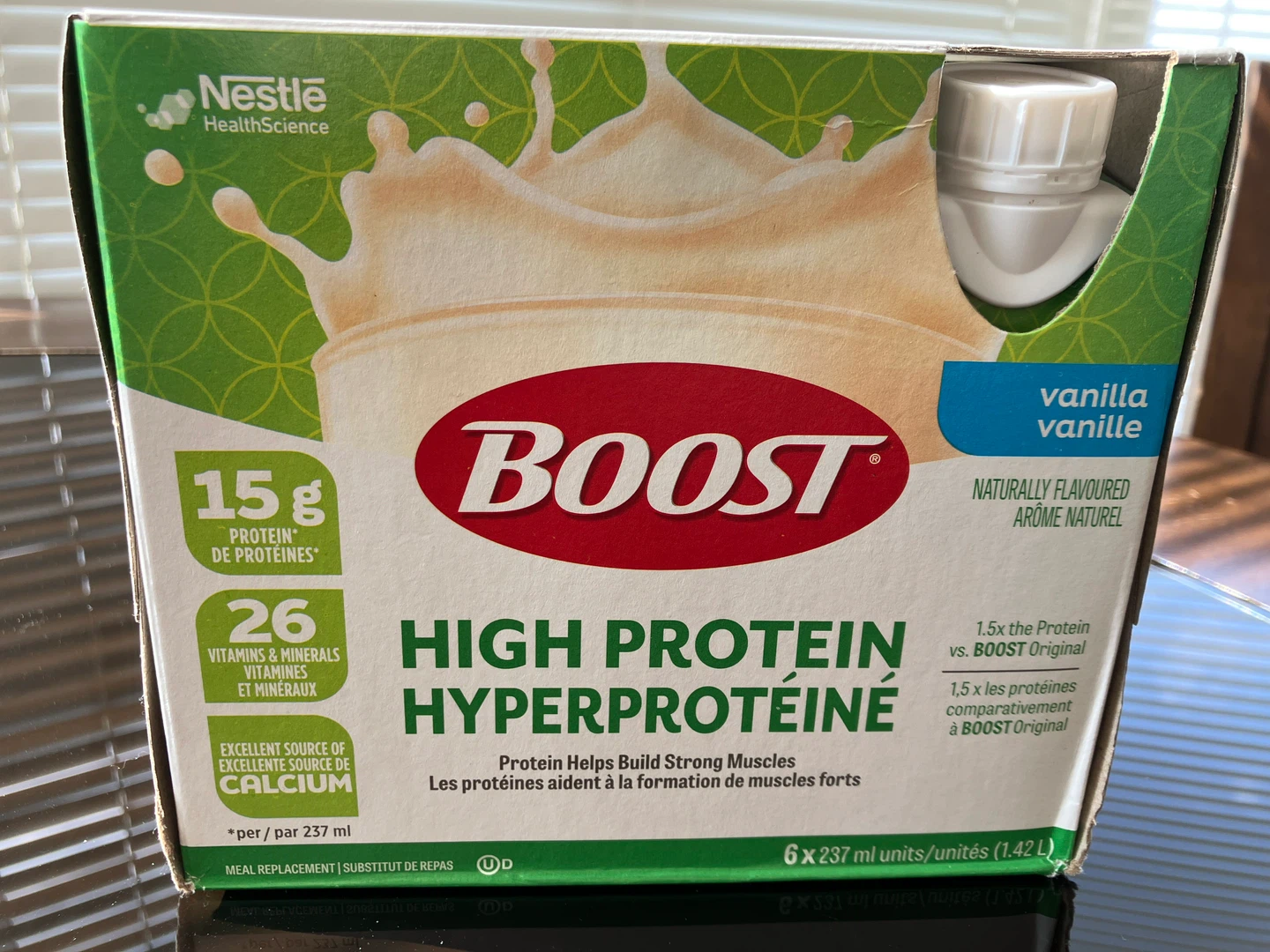 Boost High Protein Vanilla Nutritional Drink 6x237ml