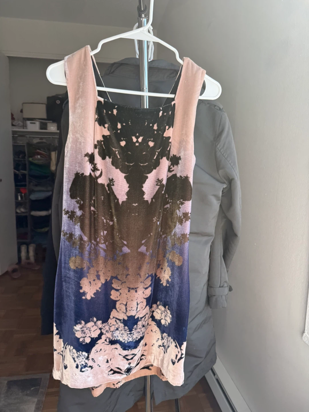 Diane von Furstenberg Velvet Floral Dress - photo 3