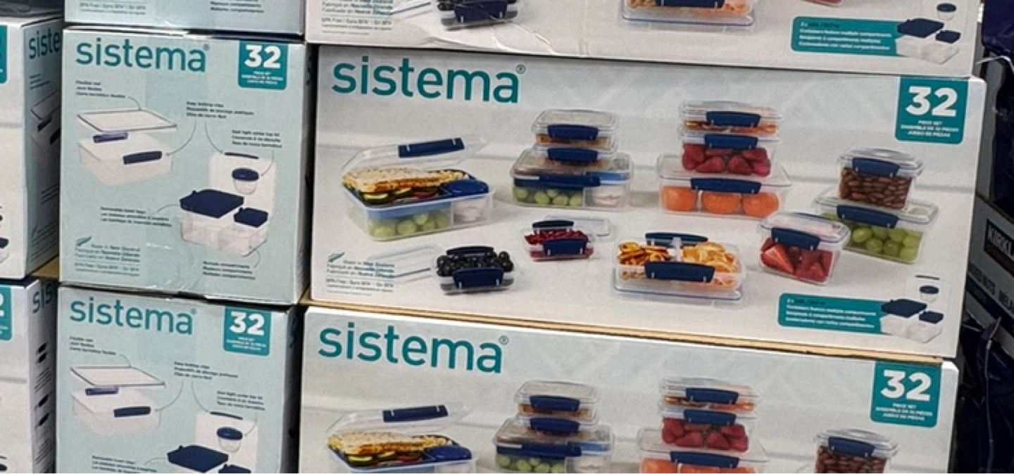 Sistema 32 Piece Food Storage Container Set