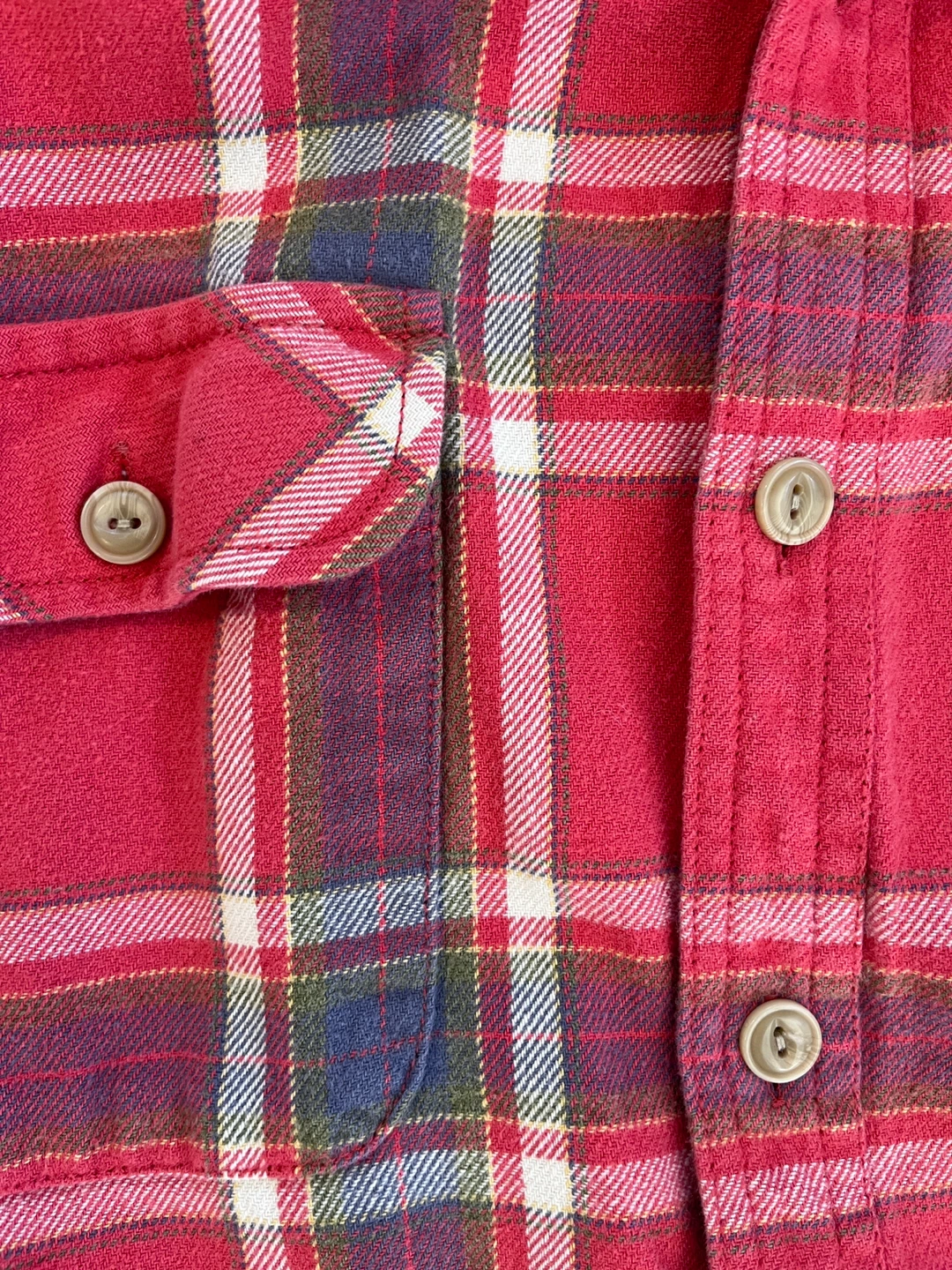 Roots Plaid Flannel Shirt - Red - photo 2