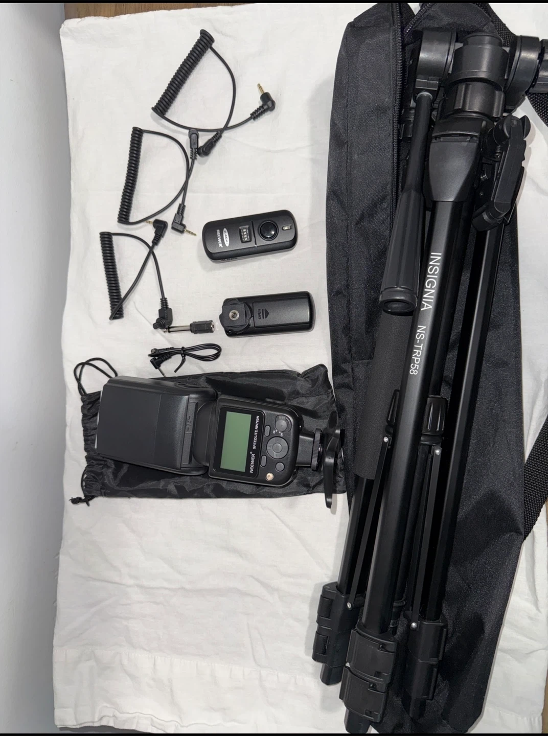 Camera Flash + Tripod Bundle – $180 Photography Starter Kit