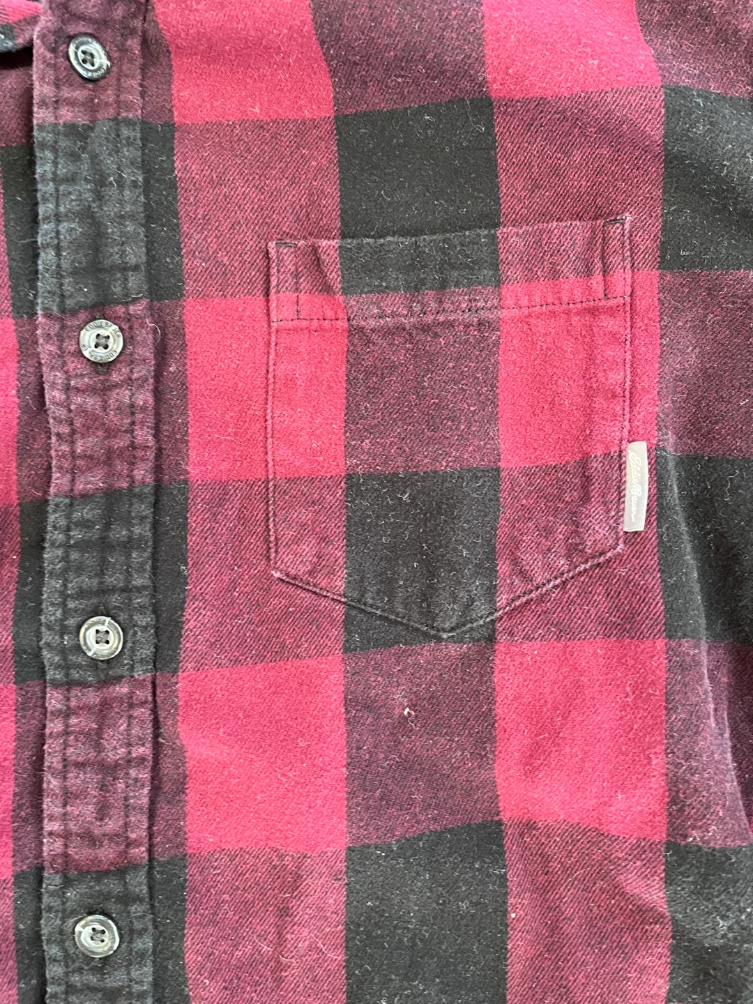Eddie Bauer Men's Plaid Flannel Shirt - Size L - photo 2